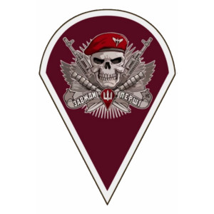 Шеврон Череп ДШВ "Завжди перші" Марун (AN-13-155)