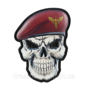 Шеврон череп в берете "Сухопутные войска" (AN-12-200). Photo 3