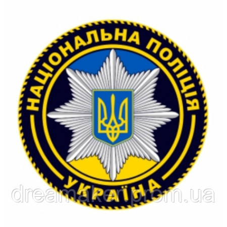 Шеврон "Национальная полиция Украина" (AN-12-300-3)