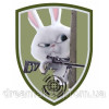 Шеврон снайпера "Бойовий кролик" хакі (AN-12-390)