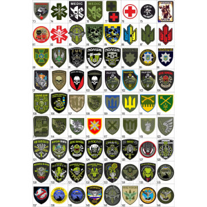 Шеврон "Все будет Украина" украинка с флагом (AN-12-434). Photo 2