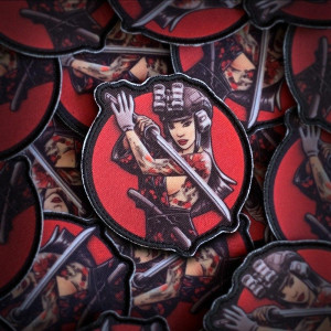 Шеврон "DOJO SAMURAI" самурай (AN-12-540). Photo 3