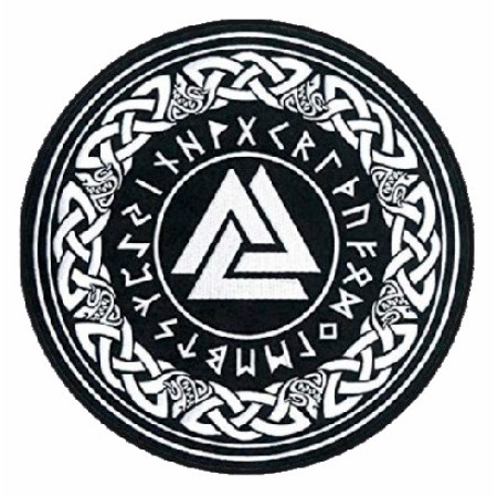 Шеврон Один валькут вікінг (AN-12-454-2)