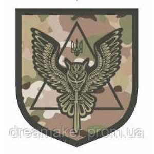 Шеврон "Военная разведка Украины" сова (AN-12-427-2)