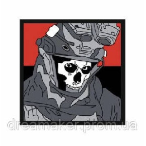 Шеврон череп (AN-12-625)