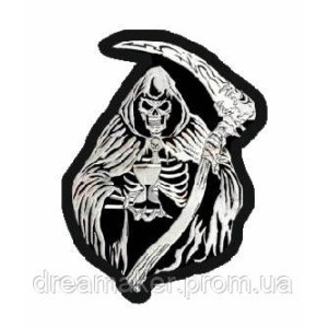Шеврон "Смерть с косой" Охотник (AN-12-193-5). Photo 2