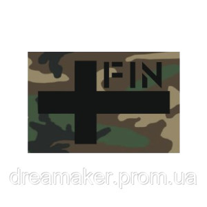 Шеврон флаг Финляндия-Украина (AN-12-537-8). Photo 3