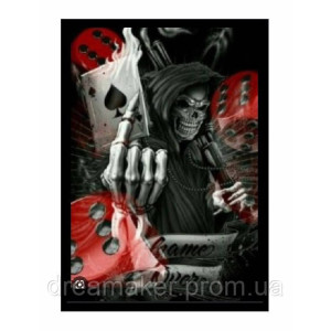 Шеврон "Смерть с винчестером и тузом" (AN-12-193-7)