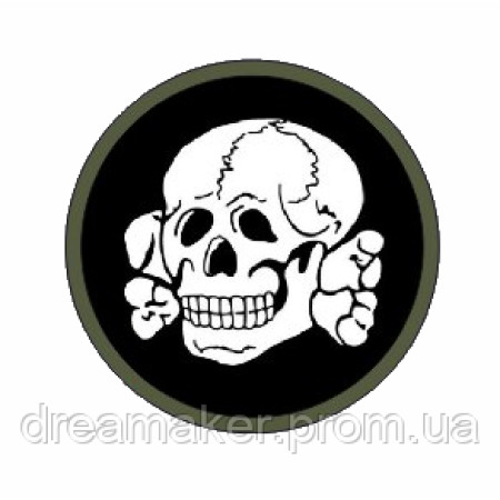 Шеврон 3-я танкова дивізія Тотенкопф (Totenkopf) Мертва голова (AN-12-189-13)