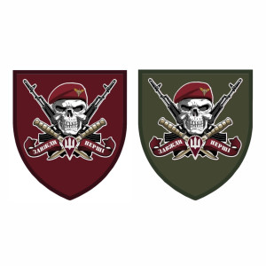 Шеврон Череп ДШВ "Завжди перші" Парадный и полевой (AN-12-264-2)