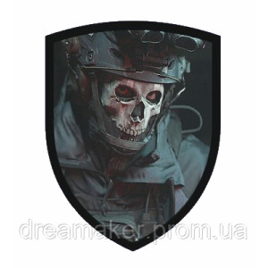 Шеврон "Воин-призрак" Call of Duty (AN-12-568-2)