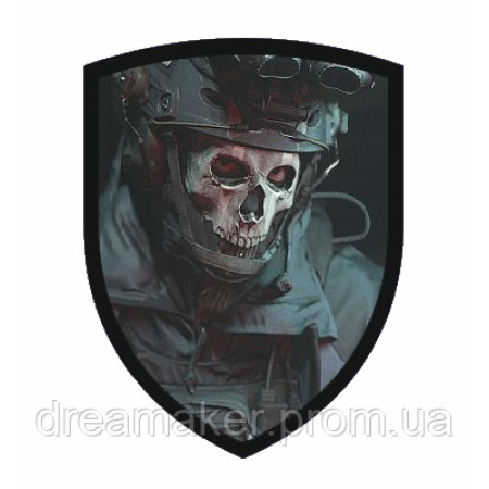 Шеврон "Воин-призрак" Call of Duty (AN-12-568-2)