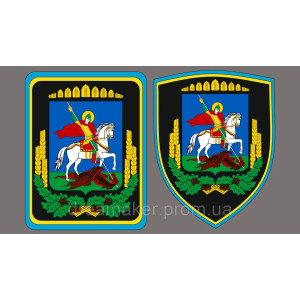 Шеврон Герб Киевской области Украины (AN-12-324-13)