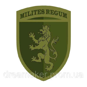 Шеврон 24-я отдельная механизированная бригада (24 ОМБр) Milites Regum (AN-12-377-12). Photo 2