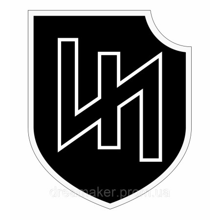 Шеврон 2-я танковая дивизия «Дас Райх» Panzer Division Das Reich SS (AN-12-305-7)