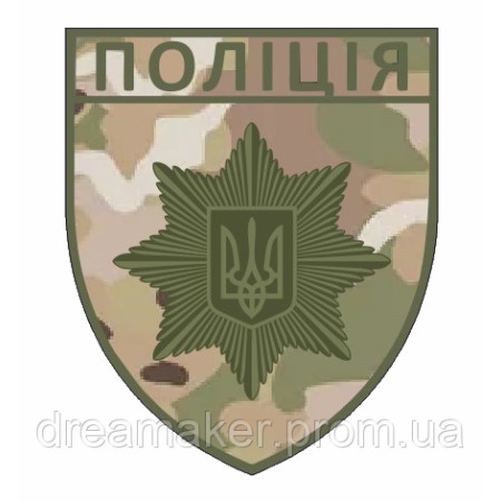 Шеврон Национальная полиция Украины (AN-12-300-15)