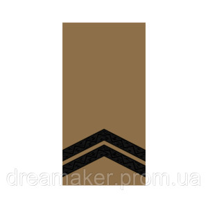 Шеврон Погон младший сержант Койот погоны (AN-12-27-1)