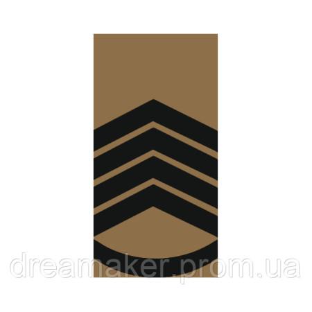 Шеврон Погон головний сержант Койот (AN-12-27-14)