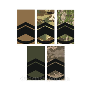 Шеврон Погон мастер сержант Койот (AN-12-27-26). Photo 2