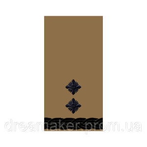 Шеврон Погон подполковник койот (AN-12-27-80)