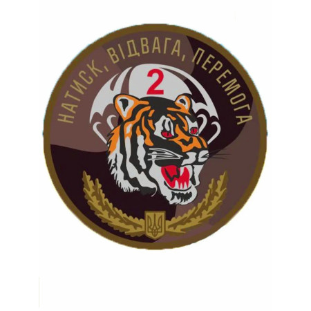 Шеврон ДШВ 2-й десантно-штурмовий батальйон 79-й ОДШБр (2-й ДШБ) (AN-12-688)