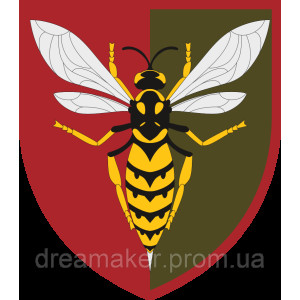 Шеврон 38-й зенітний ракетний полк Юрія Тютюнника (38 ЗРП) (AN-12-716)