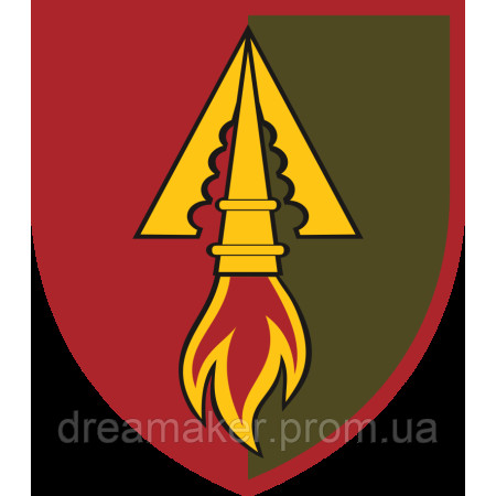 Шеврон 1039 отдельный зенитный ракетный полк (1039 ОЗРП) (AN-12-728)