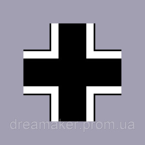 Шеврон немецкий крест "Balkenkreuz Балкенройц" Wehrmact Вермахт (AN-12-503-26)