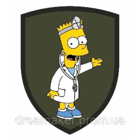 Шеврон медика Сімпсони Медик Сімпсон (AN-12-295-12)