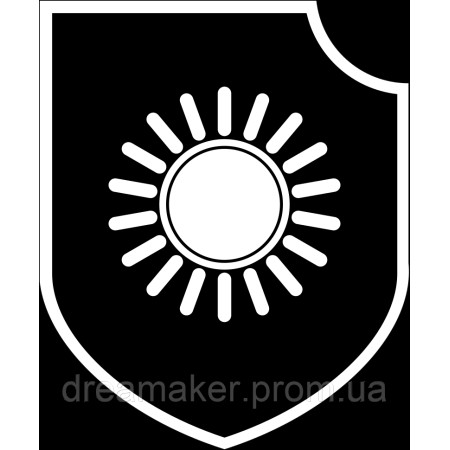 Шеврон 23-я добровольческая горнопехотная дивизия СС Кама (2-я хорватская) (AN-12-782)