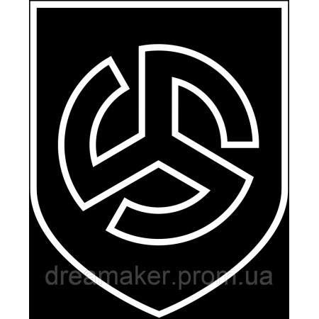 Шеврон 27-я добровольческая пехотная дивизия СС "Лангемарк" (1-я фламандская) (AN-12-786)