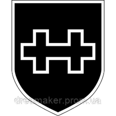 Шеврон 30-а добровольча піхотна дивізія СС (AN-12-790)