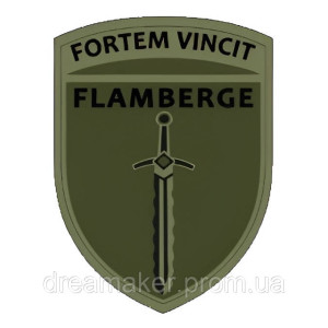 Шеврон 120-й отдельный разведывательный батальон (120 ОРБ) Flamberge (AN-12-489-6)