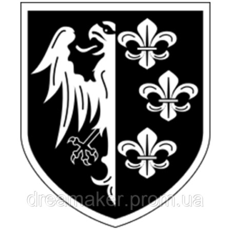 Шеврон 33-а добровольча піхотна дивізія СС "Шарлемань" (AN-12-796)