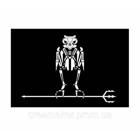 Шеврон прапор 78 полк спеціального призначення Герц ДШВ (AN-12-456-9)