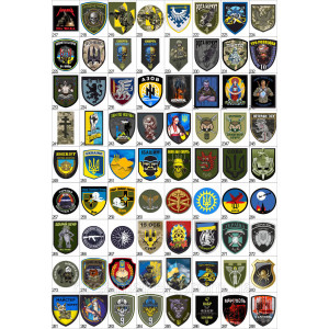 Шеврон Черкасские стрельцы полевой (AN-12-377-22). Photo 3