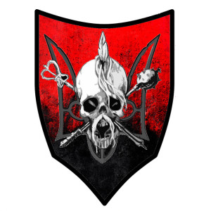 Шеврон "Герб с казацким черепом" (AN-12-854)
