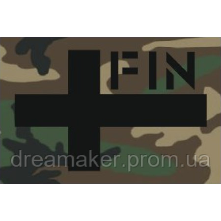 Шеврон Флаг Финляндии fin (AN-12-905)