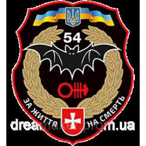 Шеврон 54 отдельный разведывательный батальон (54 ОРБ) (AN-12-719-2). Photo 2