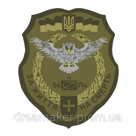Шеврон 54 окремий розвідувальний батальйон (54 ОРБ) (AN-12-719-2)