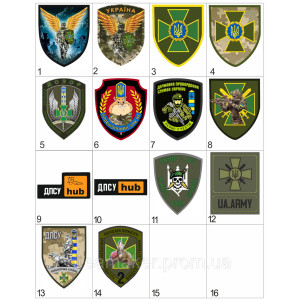 Шеврон ГПСУ Государственная пограничная служба (AN-12-402-3). Photo 2