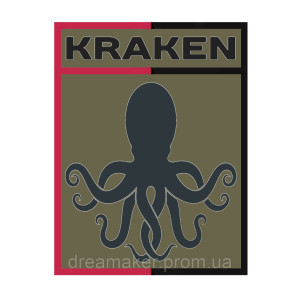 Шеврон спецпідрозділ "KRAKEN" (КРАКЕН) (AN-12-182-3). Photo 2