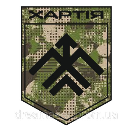 Шеврон 13-а бригада оперативного призначення "Хартія" НГУ (13 БрОН) Хижак (AN-12-737-3)