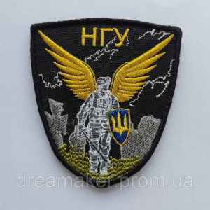 Шеврон ангел хранитель "НГУ" Национальная гвардия Украины (вш-82)