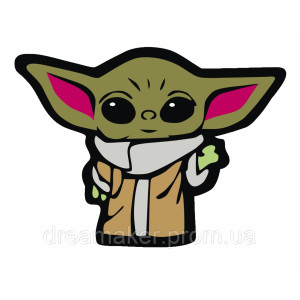 Шеврон Бебі Йода Baby Joda майстер Йода Зіркові війни (AN-12-423-42). Photo 3