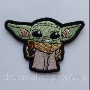 Шеврон майстер Йода снайпер Бебі Йода Baby Joda Warriors of light We save lives (AN-12-423-45). Photo 3