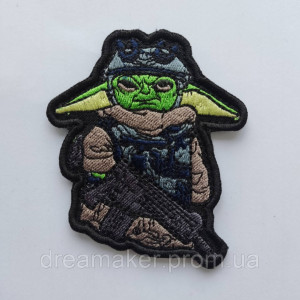 Шеврон майстер Йода снайпер Бебі Йода Baby Joda Warriors of light We save lives (AN-12-423-45). Photo 2