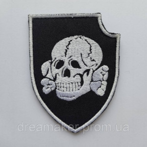 Шеврон 3-я танковая дивизия Тотенкопф (Totenkopf) Мертвая голова (AN-12-189-18). Photo 3