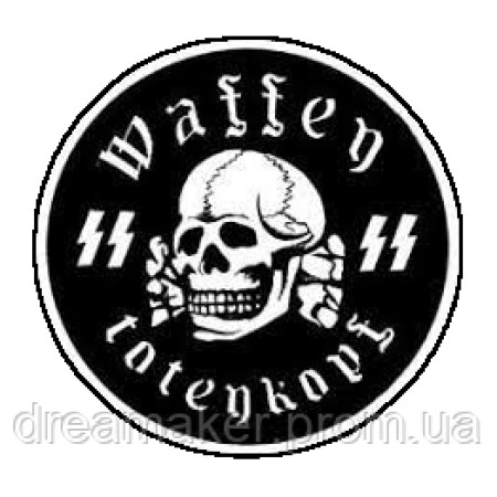 Шеврон 3-я танкова дивізія Тотенкопф (Totenkopf) Мертва голова (AN-12-189-19)