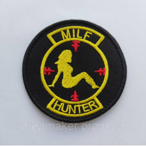 Шеврон мисливець на старших жінок "milf hunter" (ВШ-360)